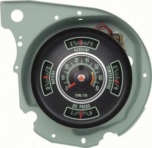 New Tachometer Gauge Cluster 5500 RPM Redline AMD Fits Malibu K-6491313