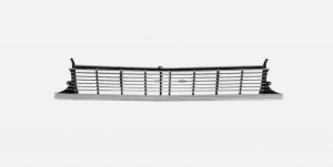 Grille Argent AMD Fits 1965 Chevrolet Nova X150-3065