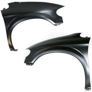 New Front Set of 2 Driver & Passenger Side Fender Fits Chrysler Town & Country