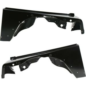 New Front Set of 2 Driver & Passenger Side Fender Fits Jeep Wrangler