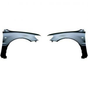 New Front Set of 2 Driver And Passenger Side Fender Fits Mitsubishi Lancer Sedan