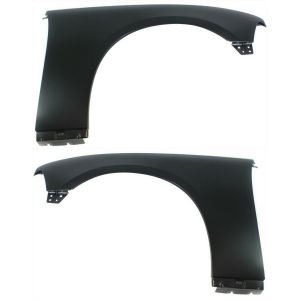 New Front Set of 2 Driver And Passenger Side Fender Steel Fits Dodge Charger