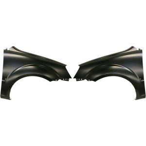New Front Set of 2 Driver And Passenger Side Fender Steel Fits Kia Rio