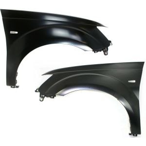 New Front Set of 2 LH & RH Side Steel Fender Fits 2007-2009 Mitsubishi Outlander