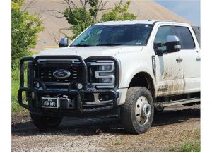 New Ex Guard FX-50BG3-FD2517-KIT-WB Grille Guard With Winch Box Recovery Points & Bumper Fits 2017-2026 Ford F-250 Super Duty